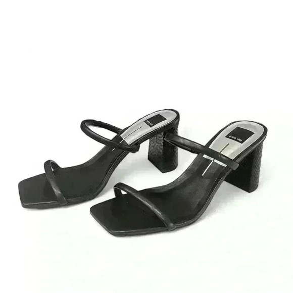 Dolce Vita Peyton Block Heels, Black, Size 11 - Picture 1 of 5